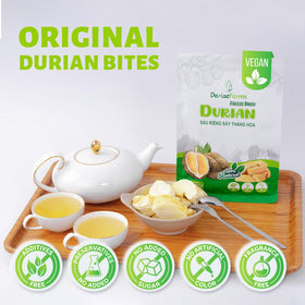 DARLACFARMS no sugar added durian snack highlighted for clean-label snacking
