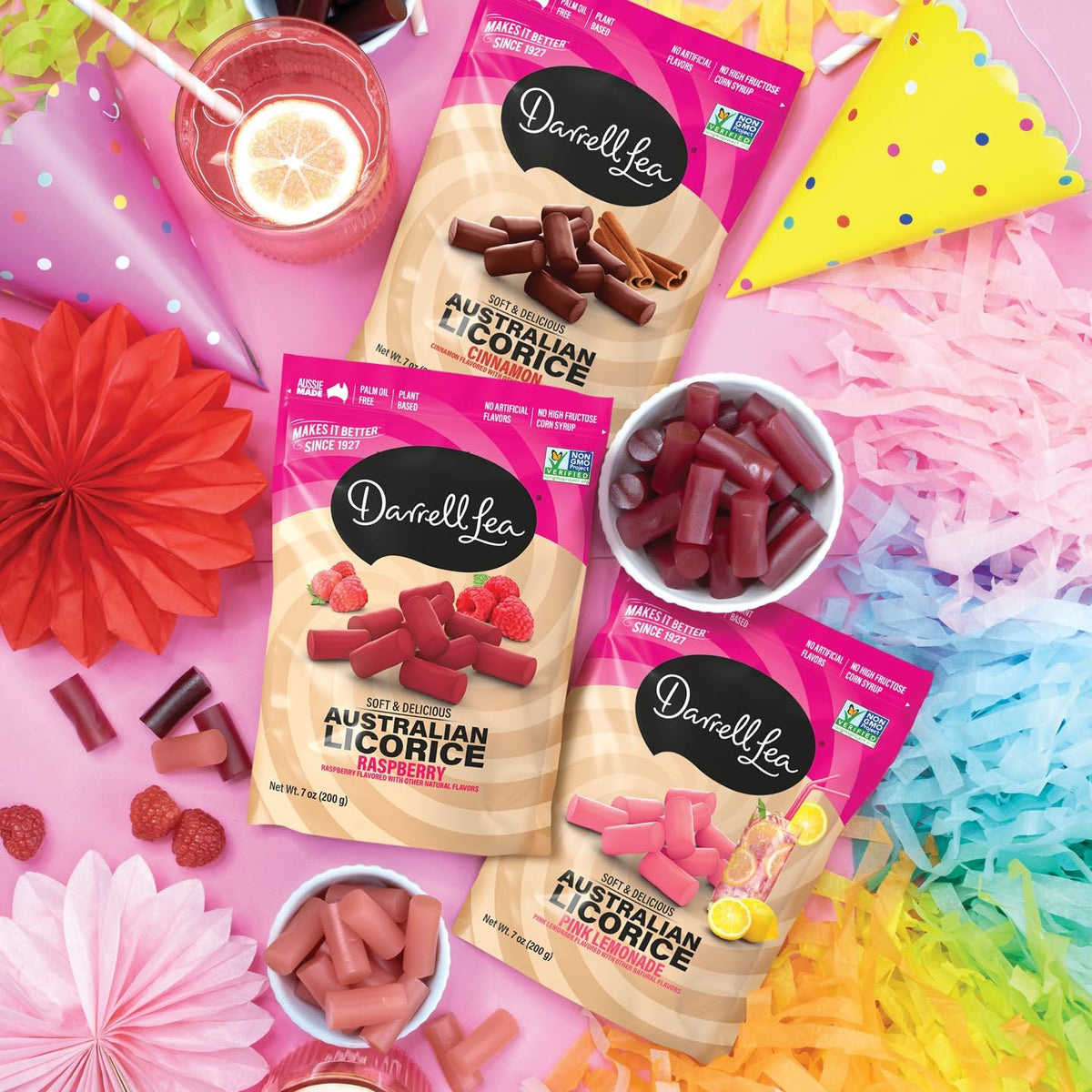 Made in Australia, Darrell Lea licorice showcases local confectionery craft.