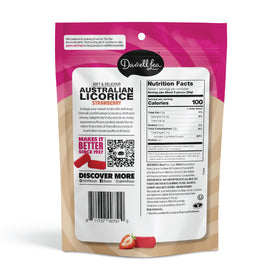 Darrell Lea licorice close-up texture – premium non-GMO palm oil free, perfect for snacks.