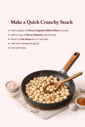 Foxnuts added to curry for extra protein and texture