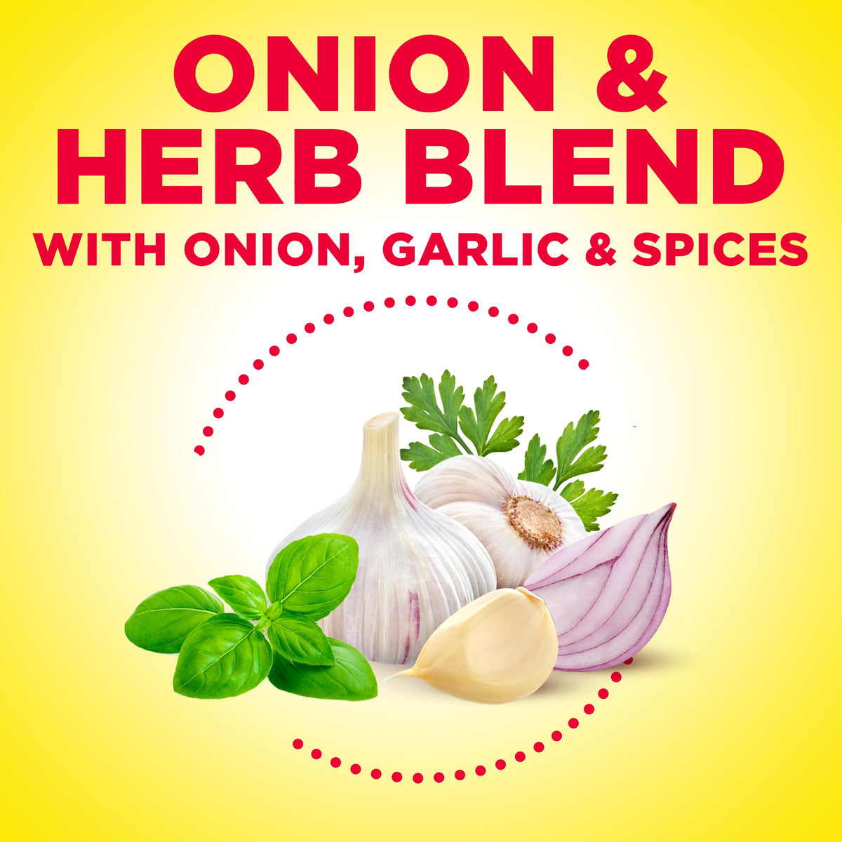 Kosher-certified Dash Salt-Free Onion & Herb blend ready for everyday cooking.