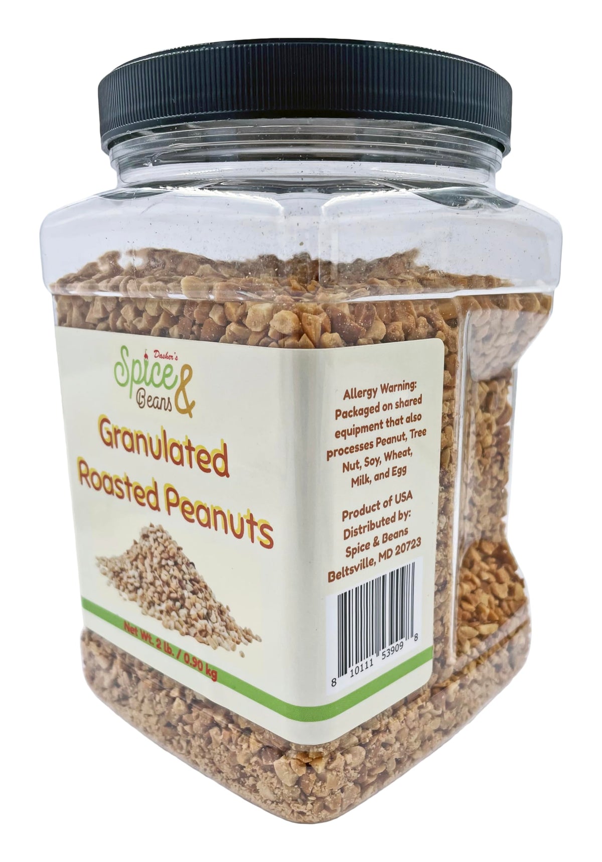 Dasher's Spice & Beans crunchy peanuts bulk bag adds texture to snacks