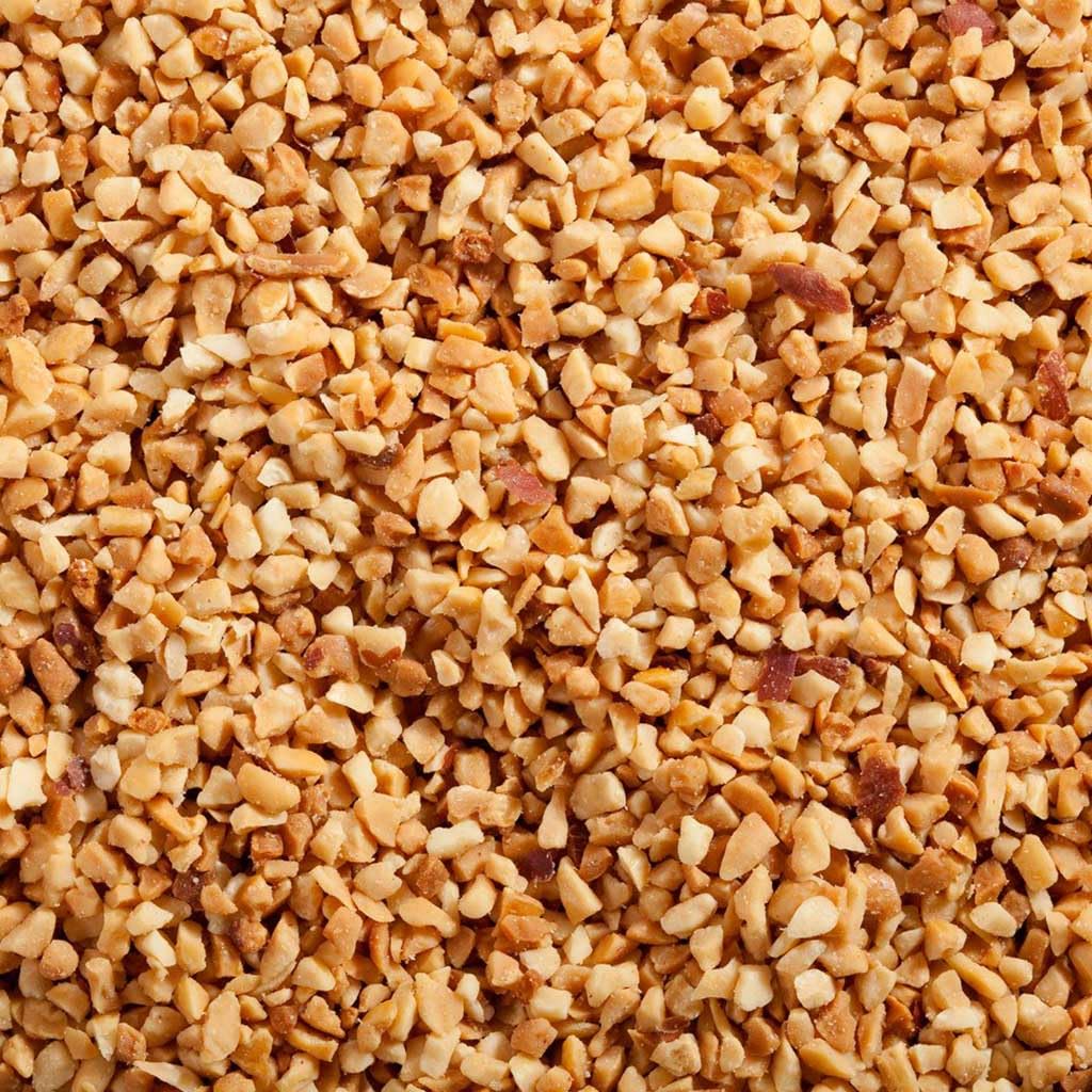 Dasher's Spice & Beans packaged granulated peanuts ideal for quick meal prep