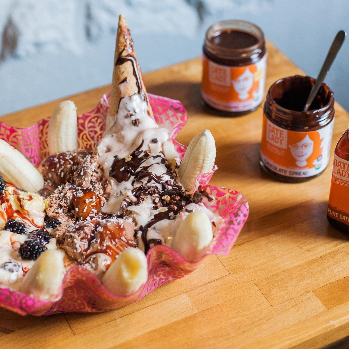 Date Lady Chocolate Date Spread in baked goods as a natural sweetener substitute