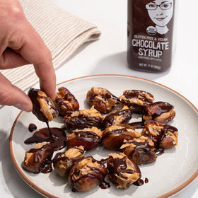 Small-batch Date Lady Chocolate Syrup crafted for versatile recipes