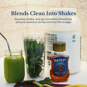 Datesy Golden Date Syrup drizzle over yogurt for flavor boost