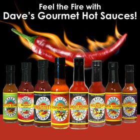 Dave's Gourmet gift-pack presentation for heat lovers and collectors