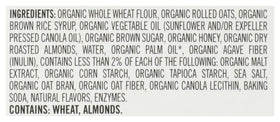 Dave's Killer Bread Oat-Rageous Honey Almond close-up shows natural ingredients.