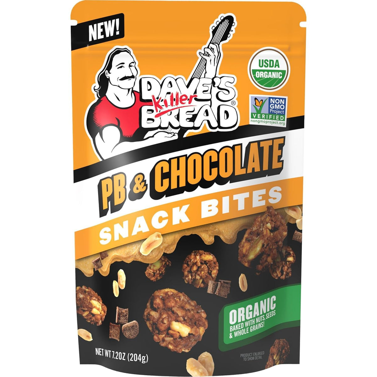 Dave's Killer Bread Organic Snack Bites Bold Buffalo: bold flavor and crunchy texture for a savory bite