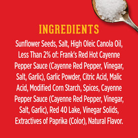 DAVID Frank's RedHot packaging emphasizes bold flavorful snacking.