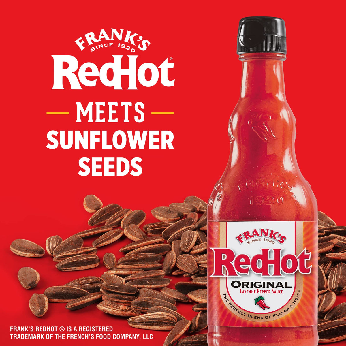 DAVID Frank's RedHot seeds roasted close up showing spicy texture.