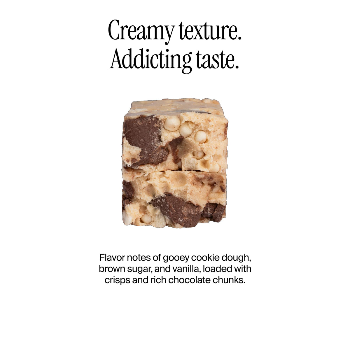 David High Protein Bars chocolate chip cookie dough close-up ideal post-workout snack.