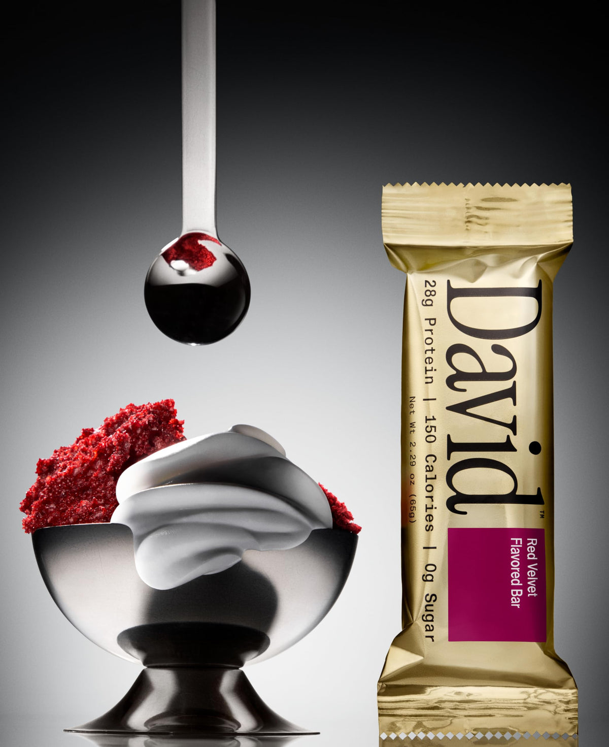 David protein bars ideal for post-workout recovery and appetite control.