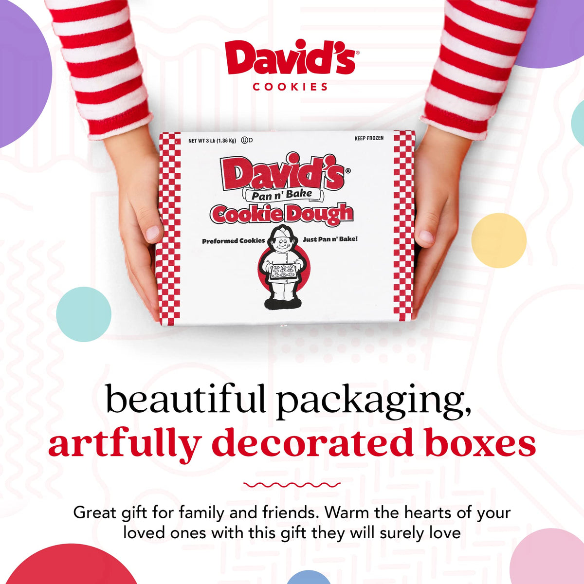 David's Cookies 80-count pack in two boxes for gatherings and sharing.