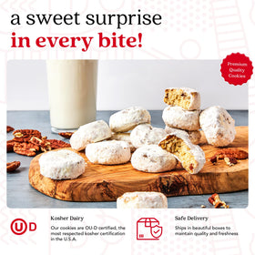 David's Cookies all-natural ingredients label signals clean, Kosher recipe.