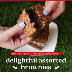 David's Cookies brownies are perfect for sharing at gatherings