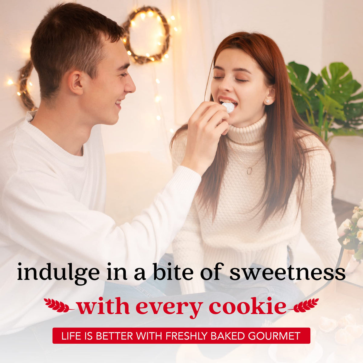 David's Cookies gift-ready Butter Pecan Meltaway set, perfect for celebrations