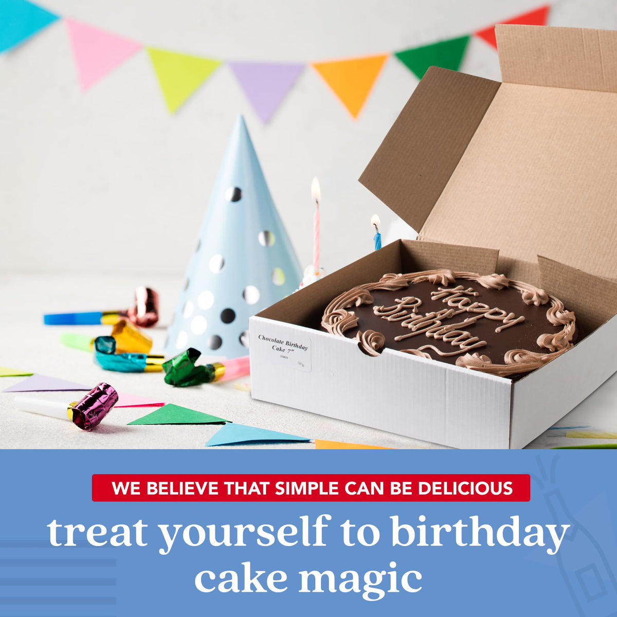 David's Cookies chocolate fudge cake slice, perfect for sharing with family.