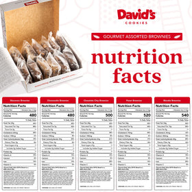 David's Cookies dessert gifting scenario with ready-to-delight brownies for guests