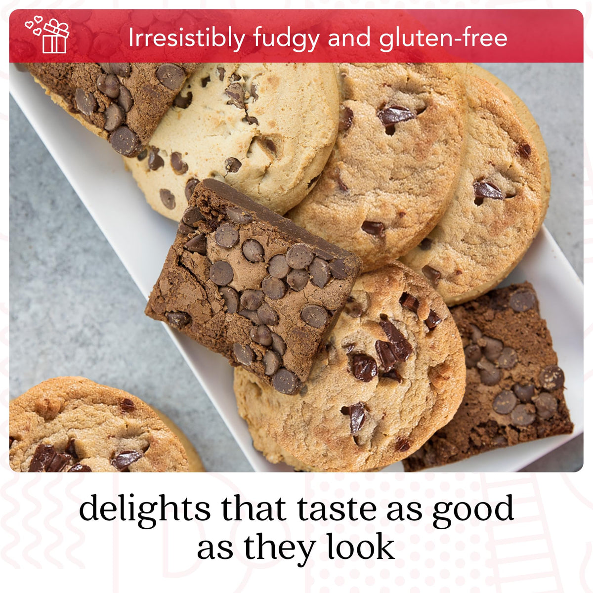 David's Cookies family enjoying a shareable gluten-free treat moment.