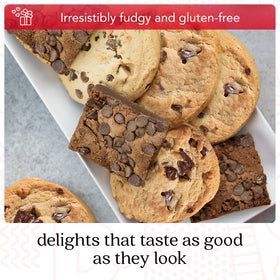 David's Cookies family enjoying a shareable gluten-free treat moment.