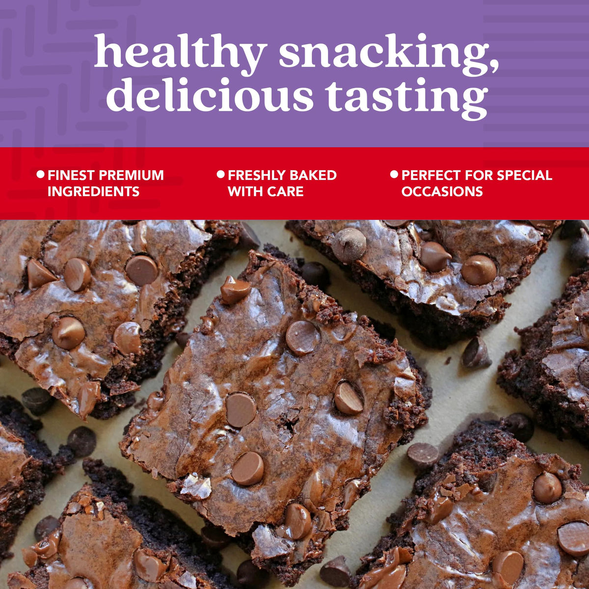 David's Cookies gluten-free brownies 9-pack displayed in a gift basket