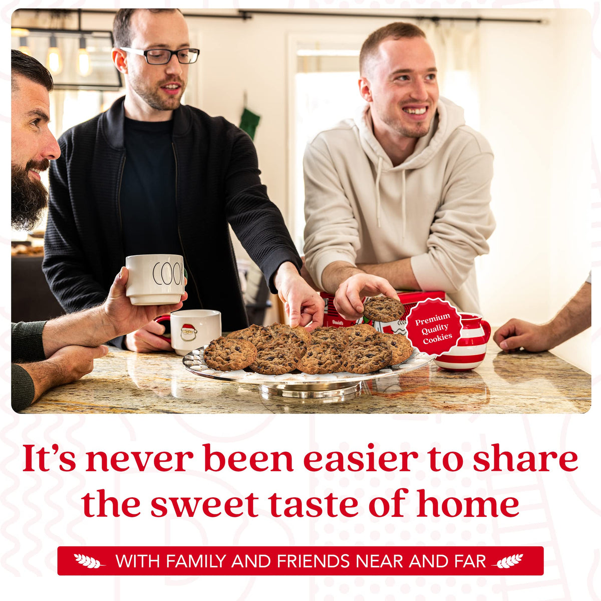 David's Cookies made in the USA, fresh-baked tradition captured in every bite.