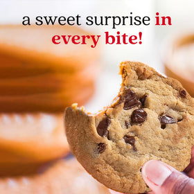 David's Cookies plated dessert with milk, ideal for a cozy dessert moment.