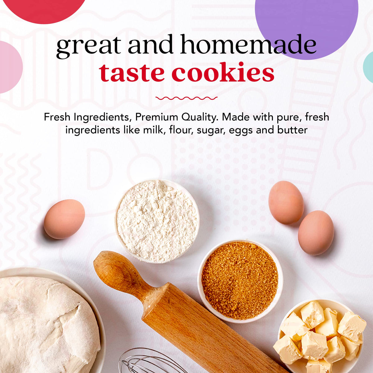 David's Cookies ready-to-bake cookies on a tray for effortless desserts.