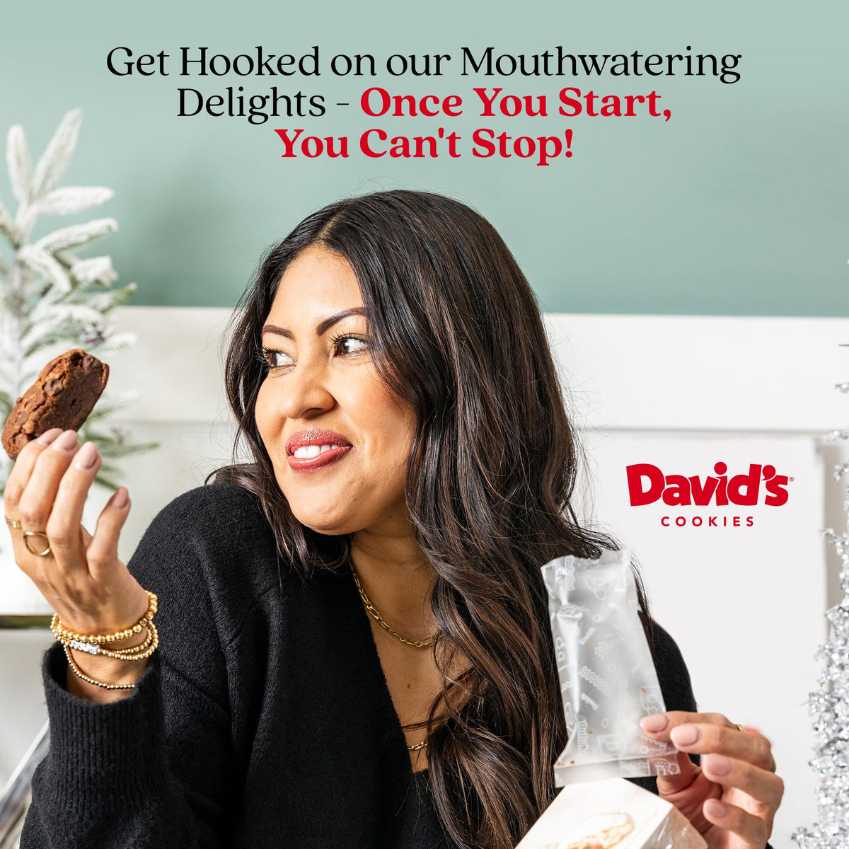 David's Cookies reusable gift tin featured to emphasize eco-friendly packaging for gifting