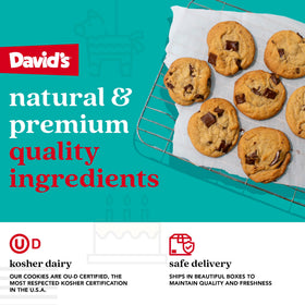 David's Cookies gift tin highlights beautiful packaging ideal for birthdays