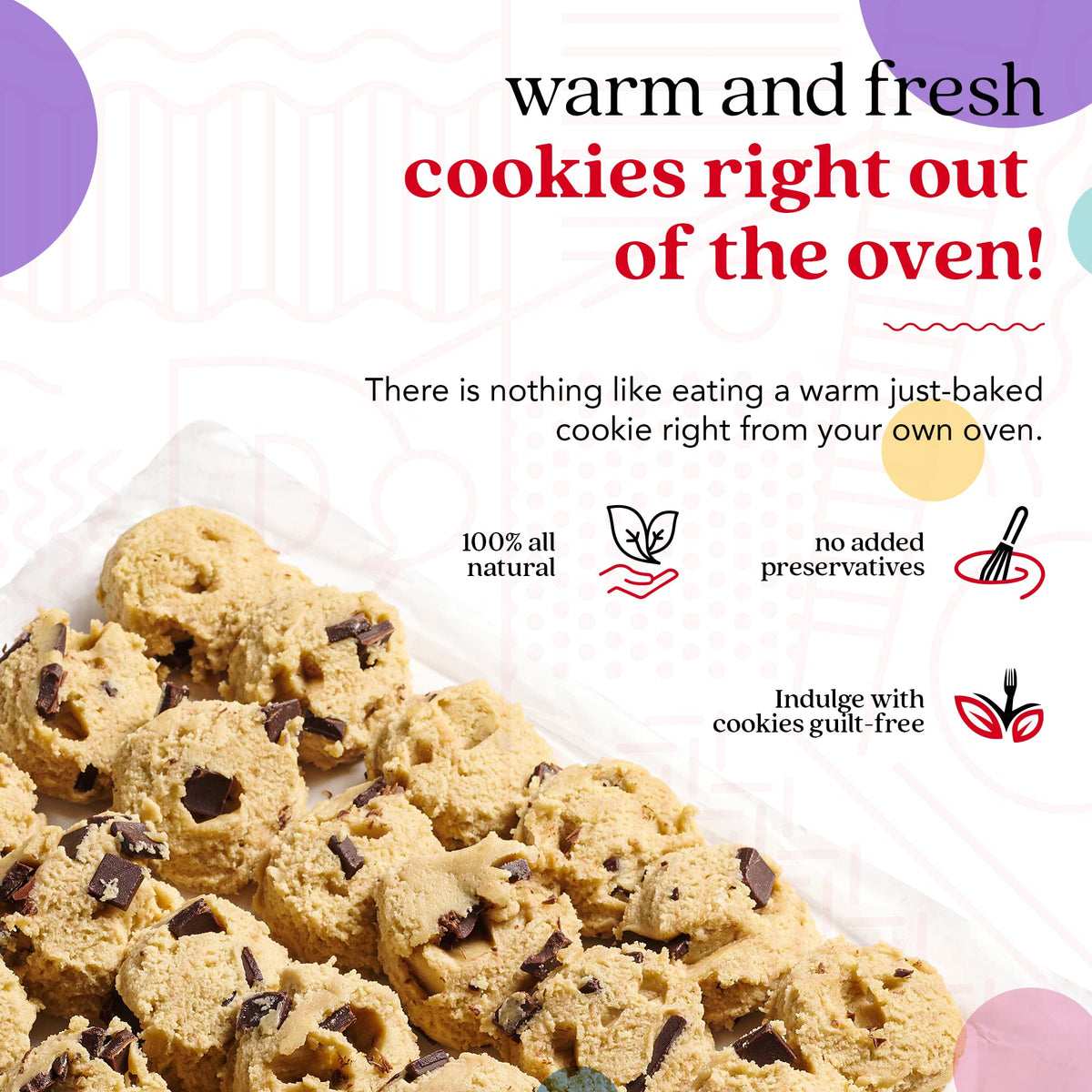David's Cookies baked cookies offer soft, chewy texture with rich chocolate flavor.