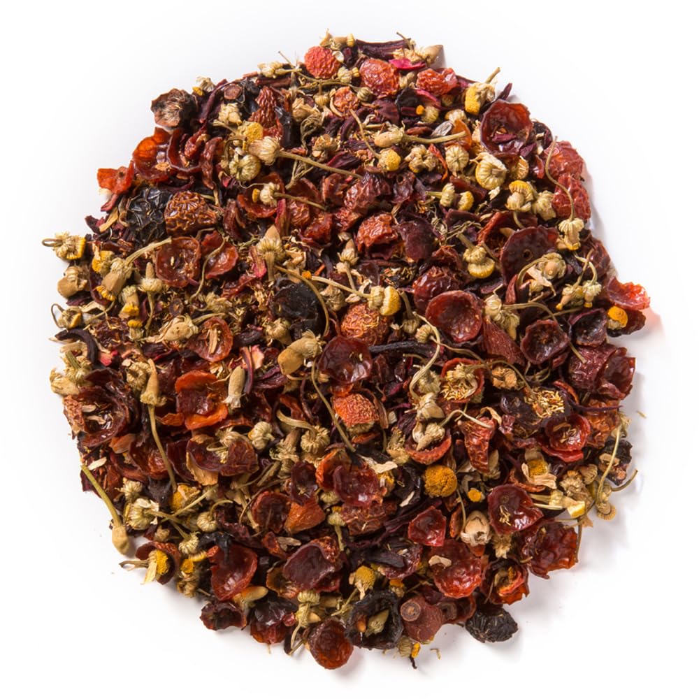 Herbal Berry Essence features blueberries, raspberries, and blackberries for a bright blend