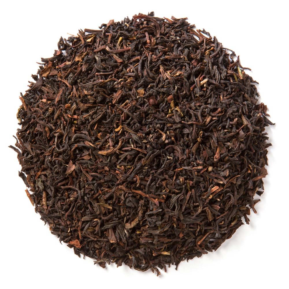 Davidson's Mountain Copper Oolong steeping in a teapot, coppery color.