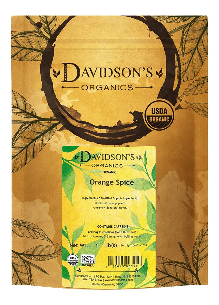 Davidson's Orange Spice bulk packaging, convenient for daily brewing and bulk storage
