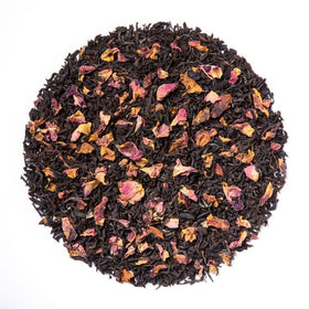 Davidson's Organics Earl Grey Rose tea leaves deliver a bold flavor with a delicate rose finish.