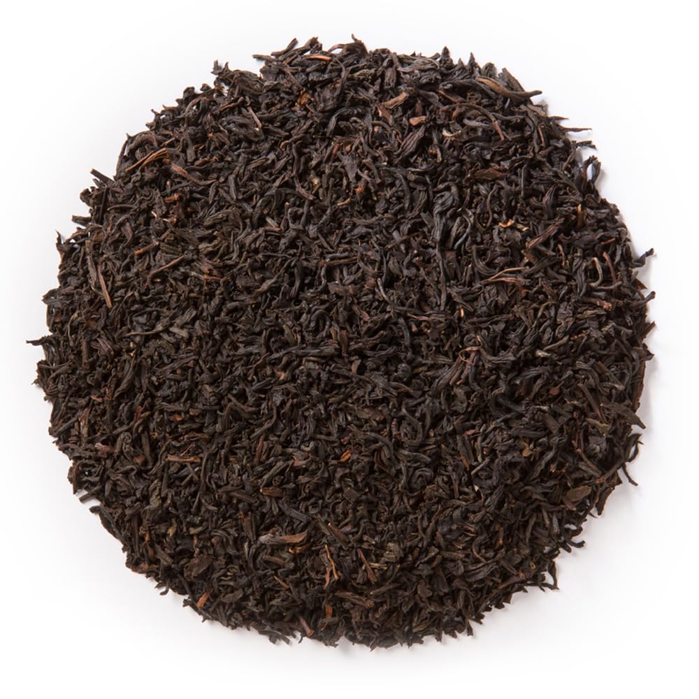 Close-up of Davidson's Russian Caravan leaves showing maltiness and mild smokiness.
