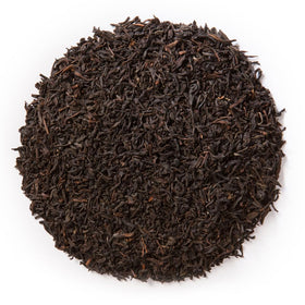 Close-up of Davidson's Russian Caravan leaves showing maltiness and mild smokiness.