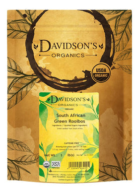 Davidson's So African Green Rooibos loose-leaf bulk packaging for value