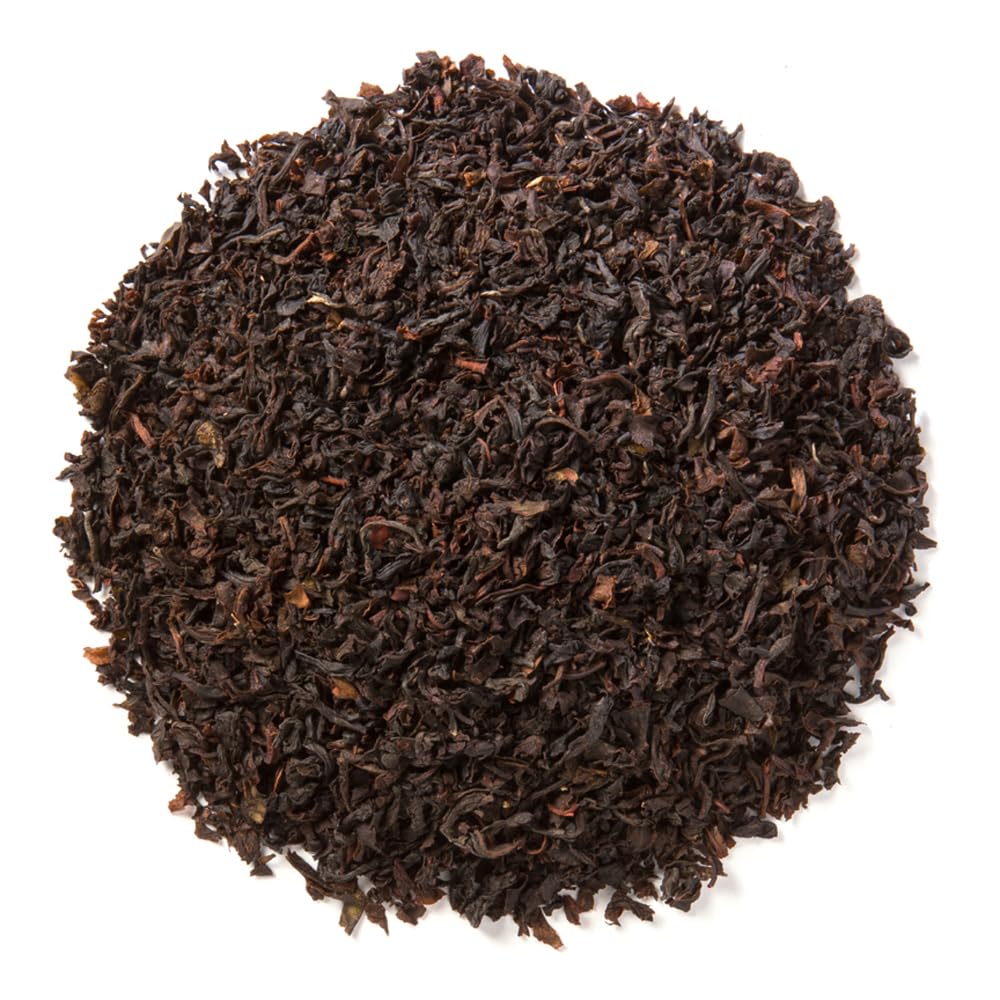 Davidson's bulk Ceylon OP Black tea steeping for bold morning infusion.