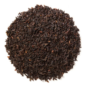 Davidson's bulk Ceylon OP Black tea steeping for bold morning infusion.
