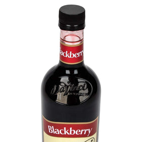DaVinci Gourmet blackberry syrup ingredient visual suggests versatile uses in coffee and desserts