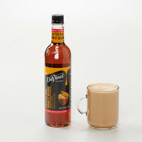 DaVinci Gourmet Classic Butter Rum Syrup coffee flavor boost