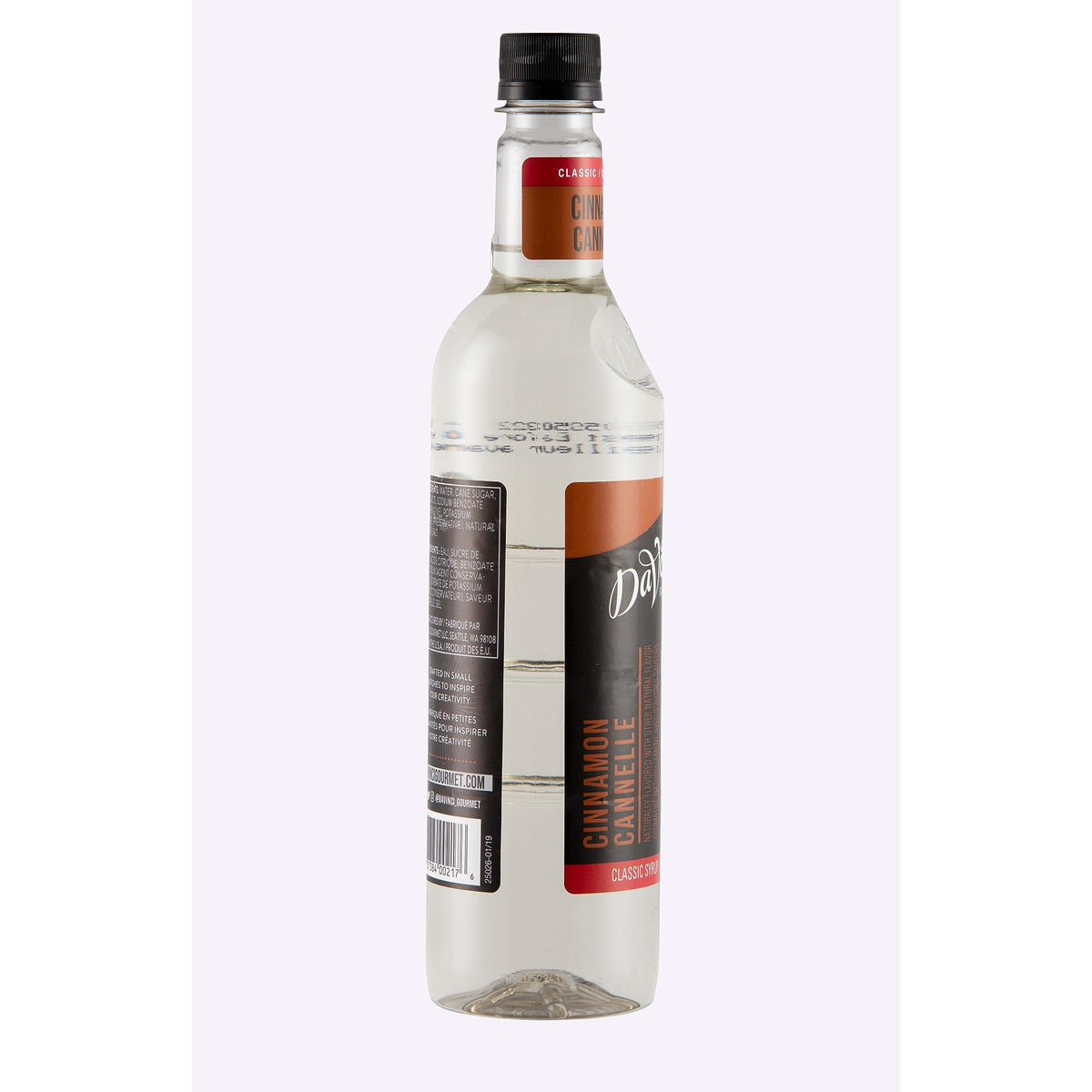 DaVinci Gourmet Classic Cinnamon Syrup Kosher Pareve certified for meals.
