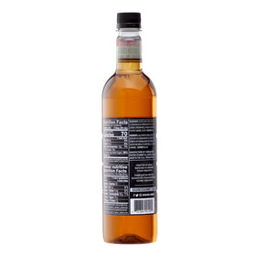 DaVinci Gourmet Irish Cream Syrup bottle side view highlighting flavor profile.
