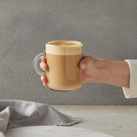 DaVinci Gourmet Peppermint Syrup blends quickly in hot or cold drinks.