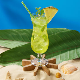 DaVinci Gourmet Pineapple Syrup bar-top setup inspires signature drinks