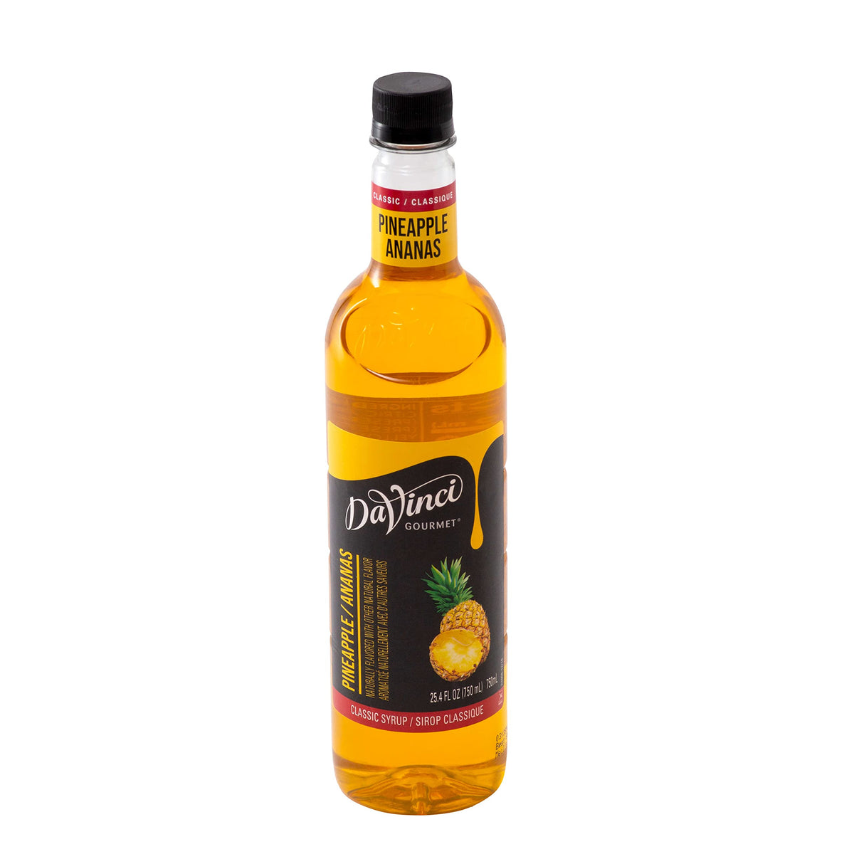 DaVinci Gourmet Classic Pineapple Syrup cap and bottle ready-to-use