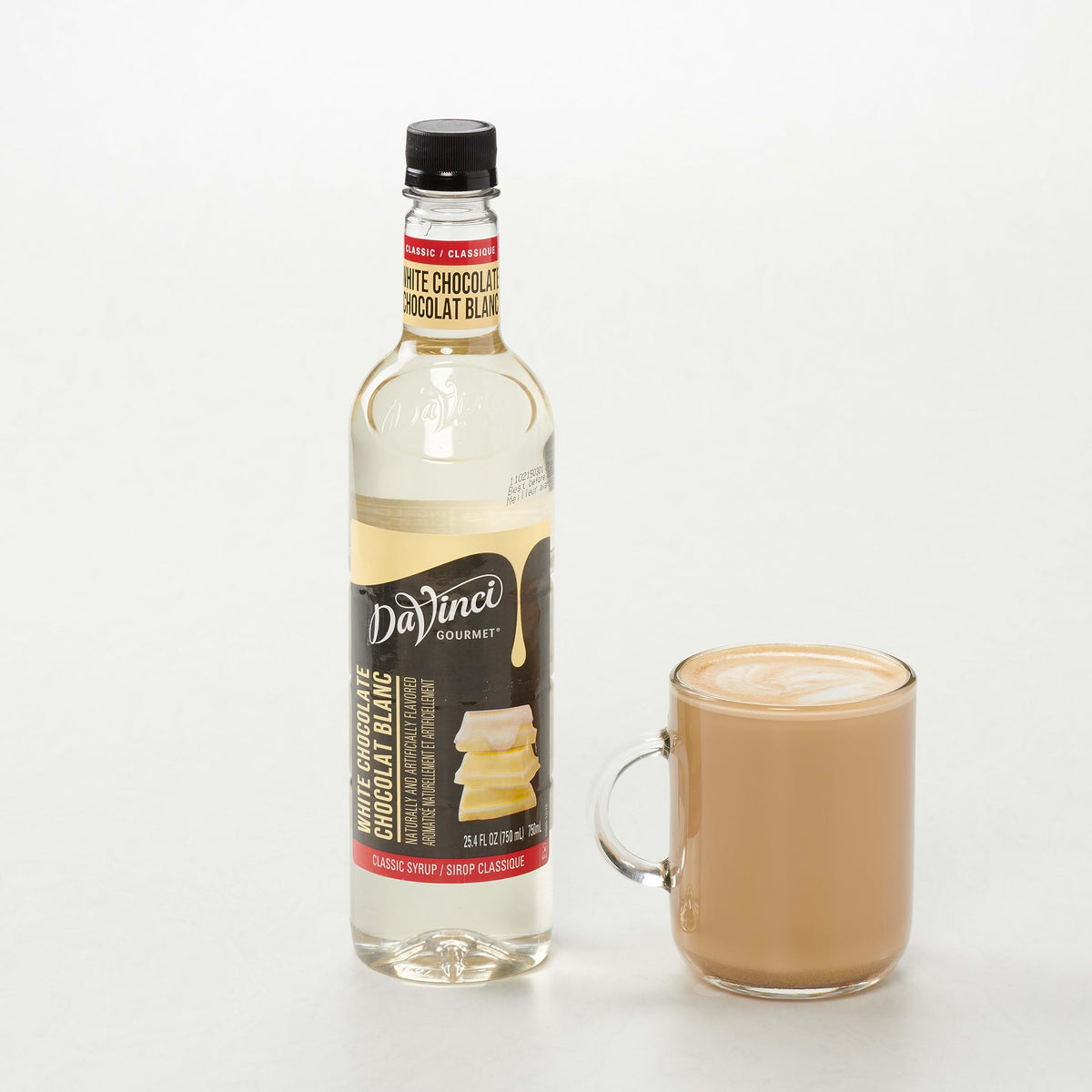 DaVinci Gourmet White Chocolate enhances coffee with creamy sweetness