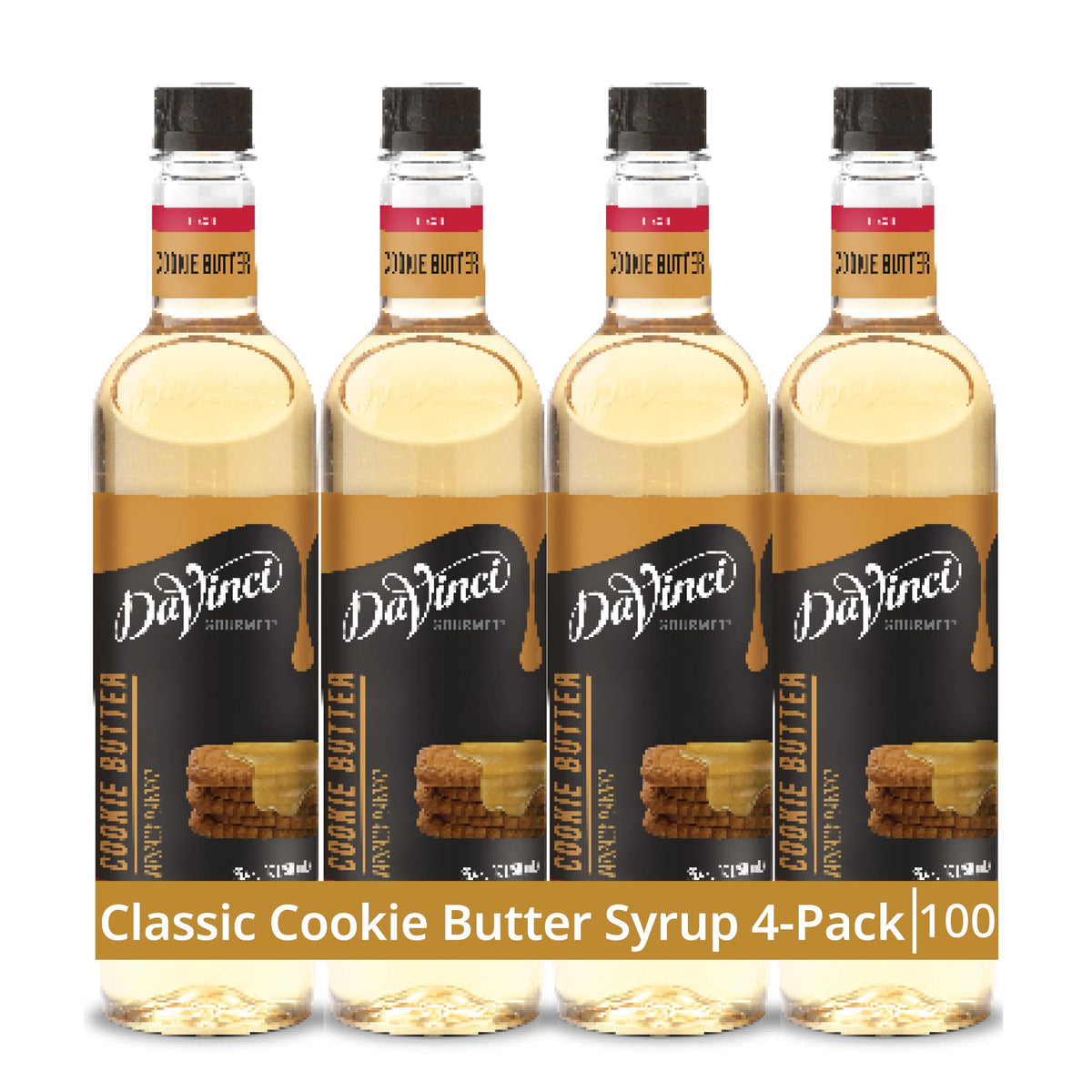 DaVinci Gourmet Cookie Butter Syrup bottle highlighting warm spice flavor for lattes